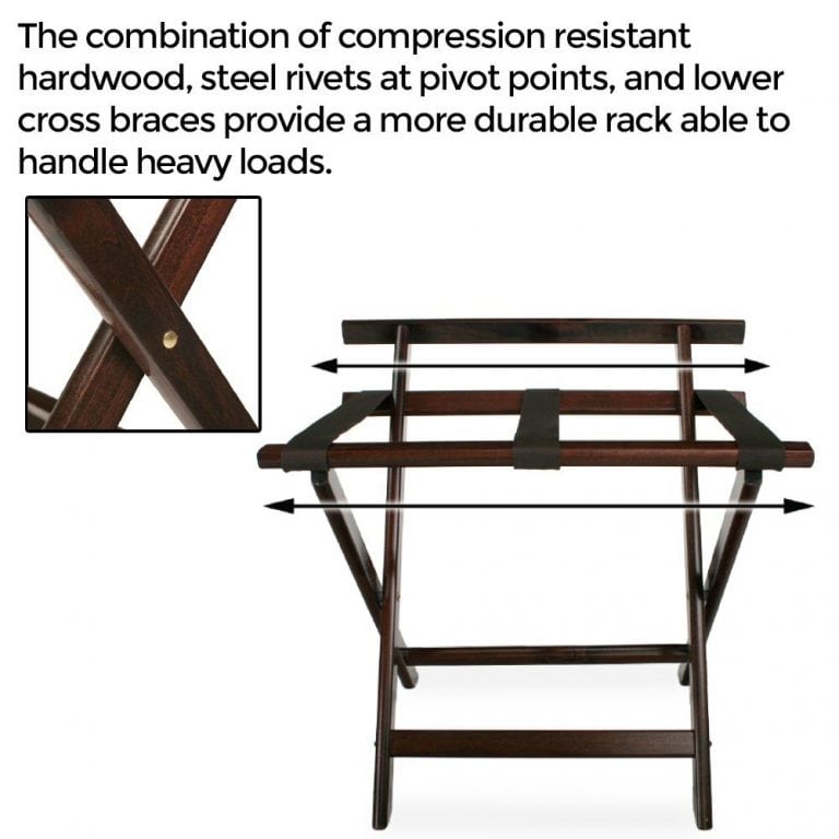 Wood Luggage Rack 902 Forbes Industries