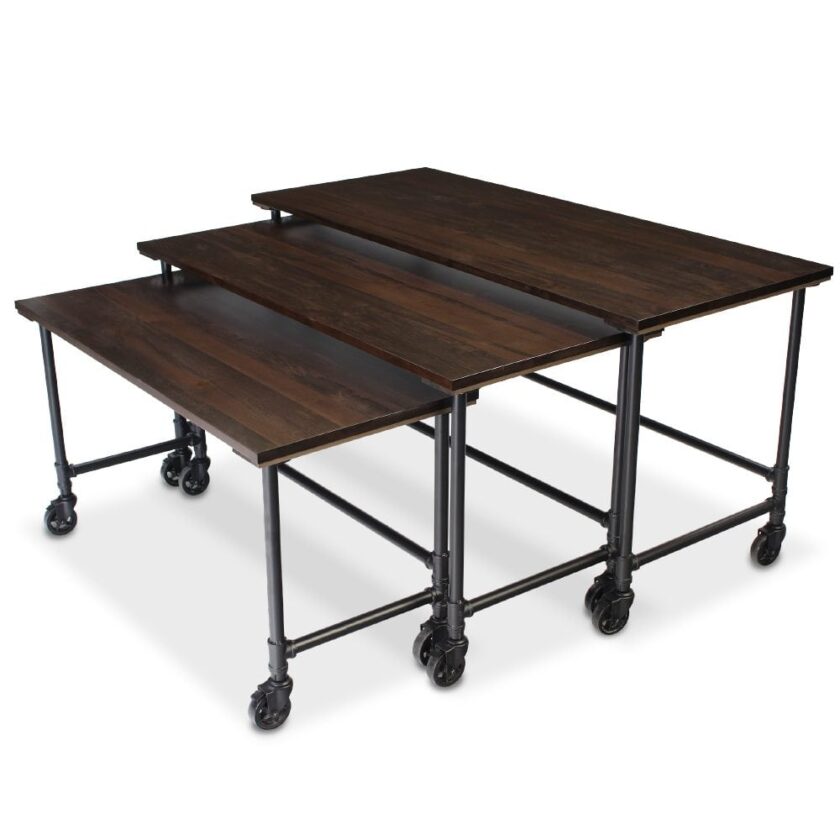 Rustica Mobile Nesting Tables - Elite 7447