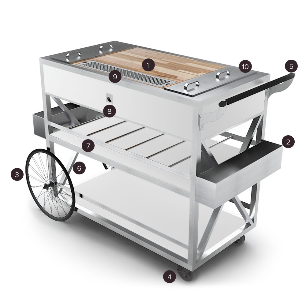 Santa Fe Mixology Cart - Executive FABs