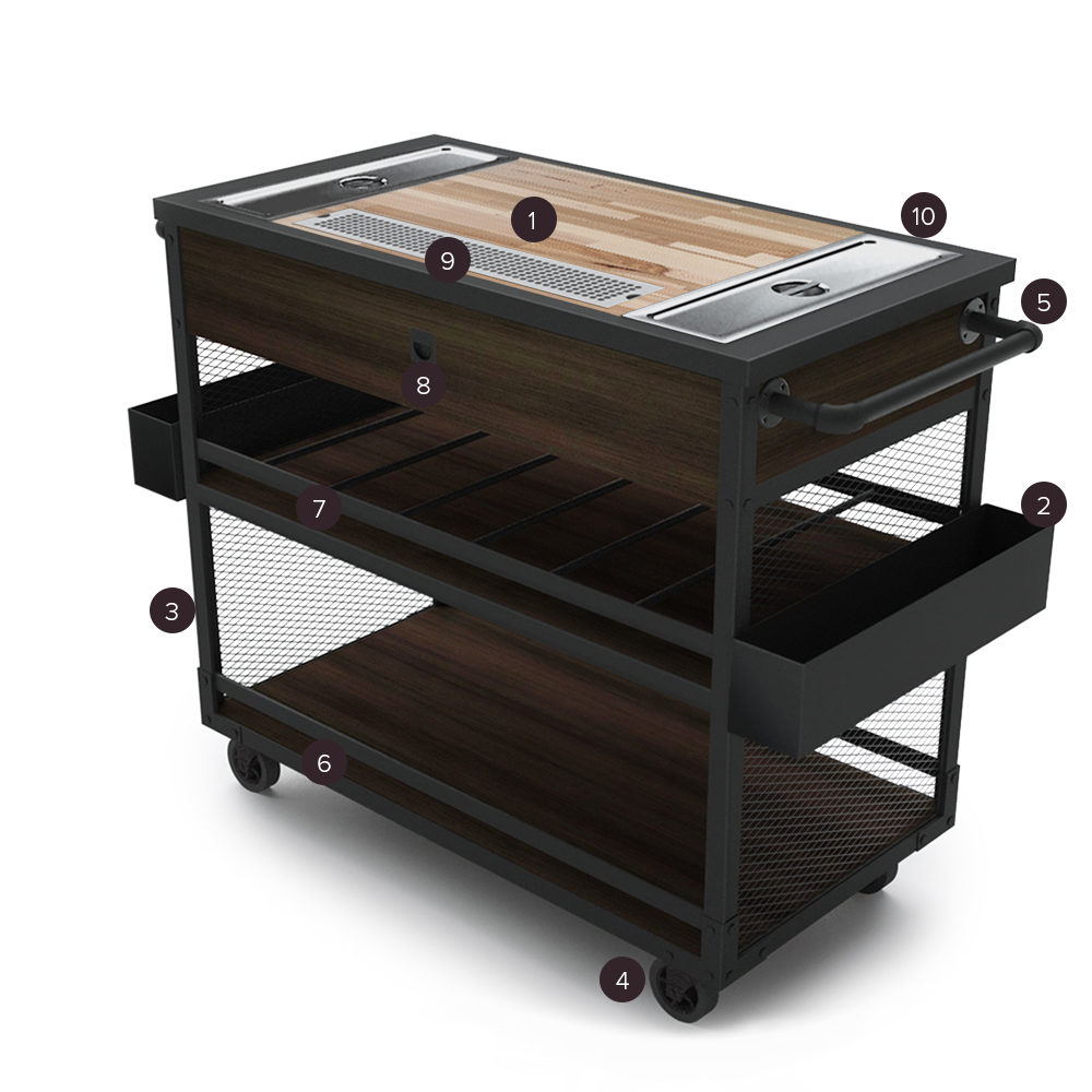 Rustica Mixology Cart - Executive FABs