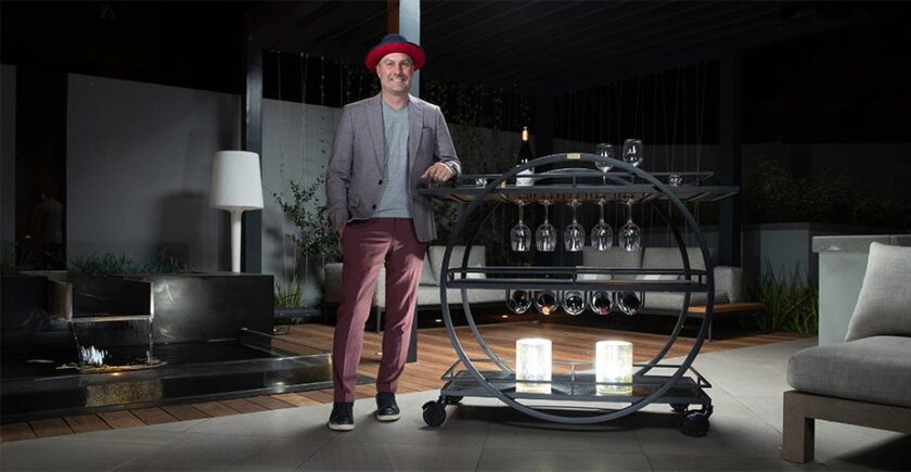 Cartwheel Mixology Cart - Executive F35-5573 - Image 2