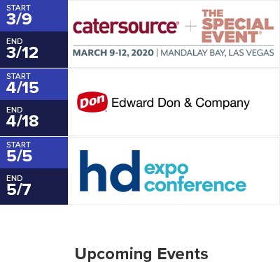Upcoming Events calendar
