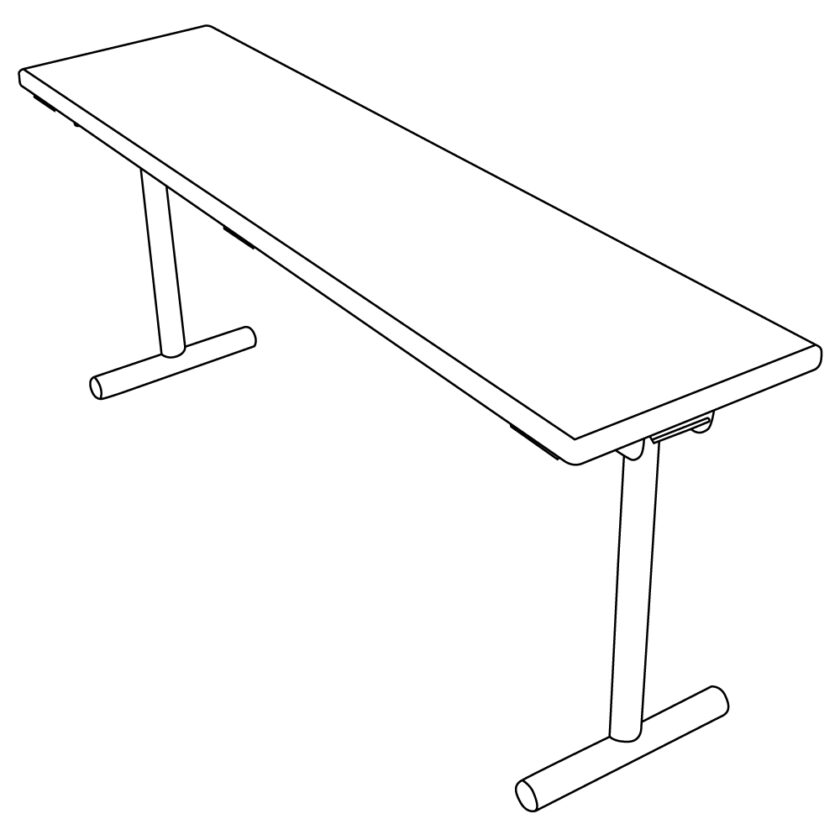 Revolution® Training Table - 18" x 72" - Image 2