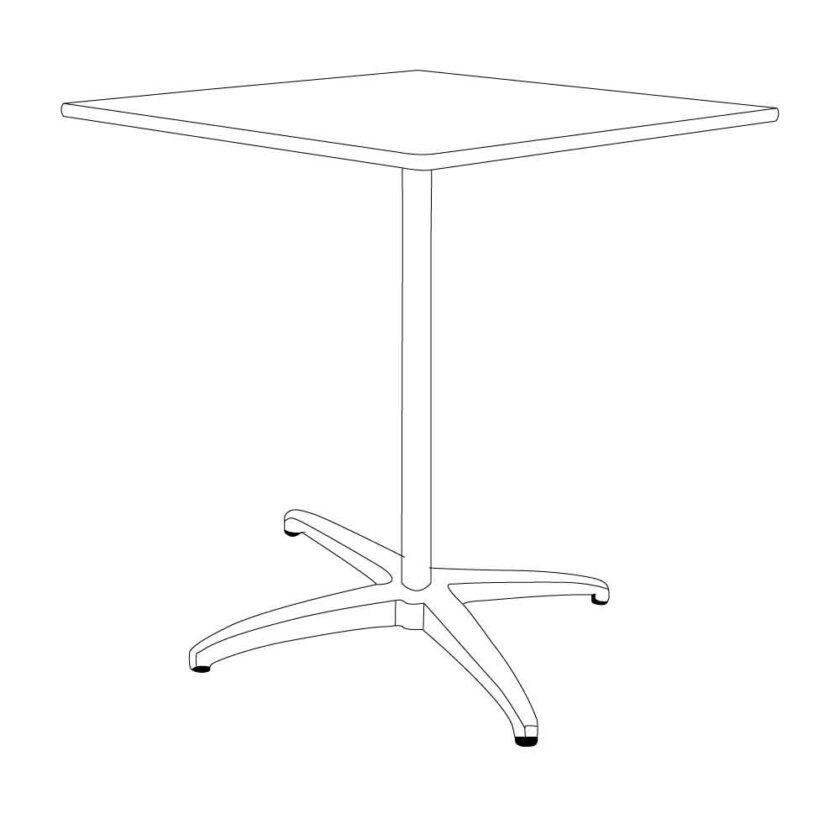 Revolution® Café Table - 36" Square