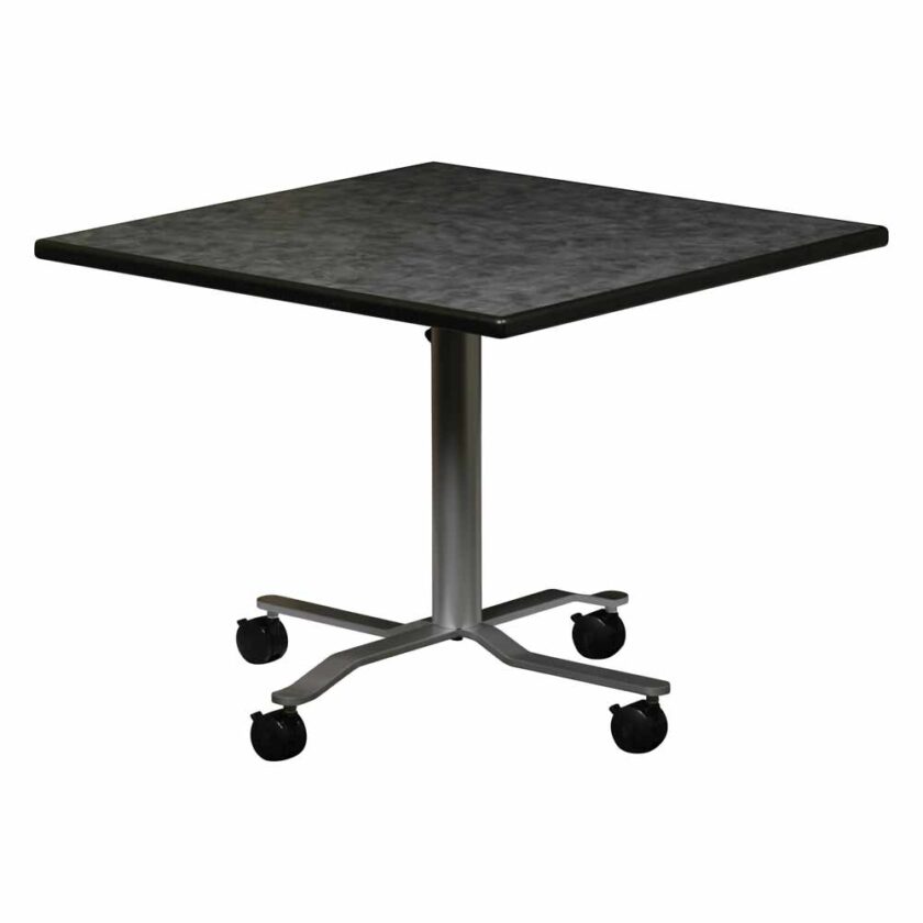 Rollers™ Portable Table - 30" Square Adjustable Height