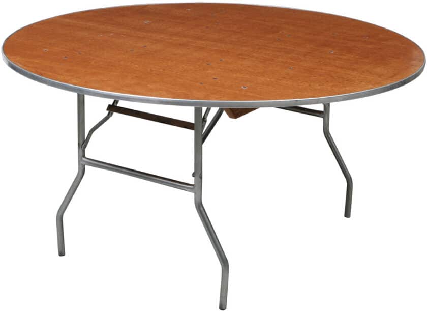 200 Series Plywood Top Folding Table - Round