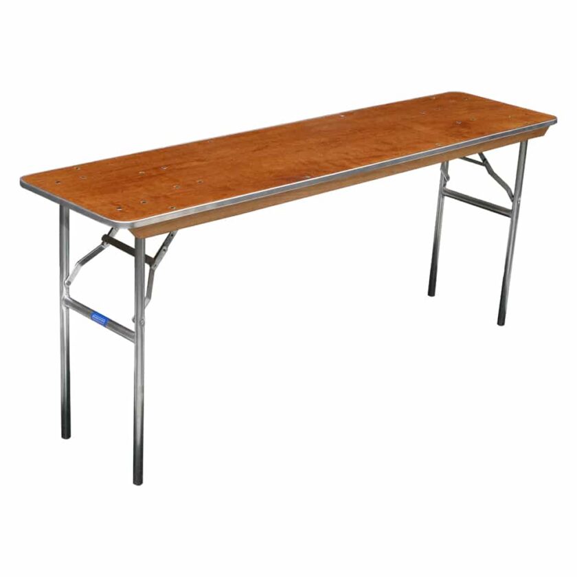 200 Series Plywood Top Folding Training Table - 18" x 72"