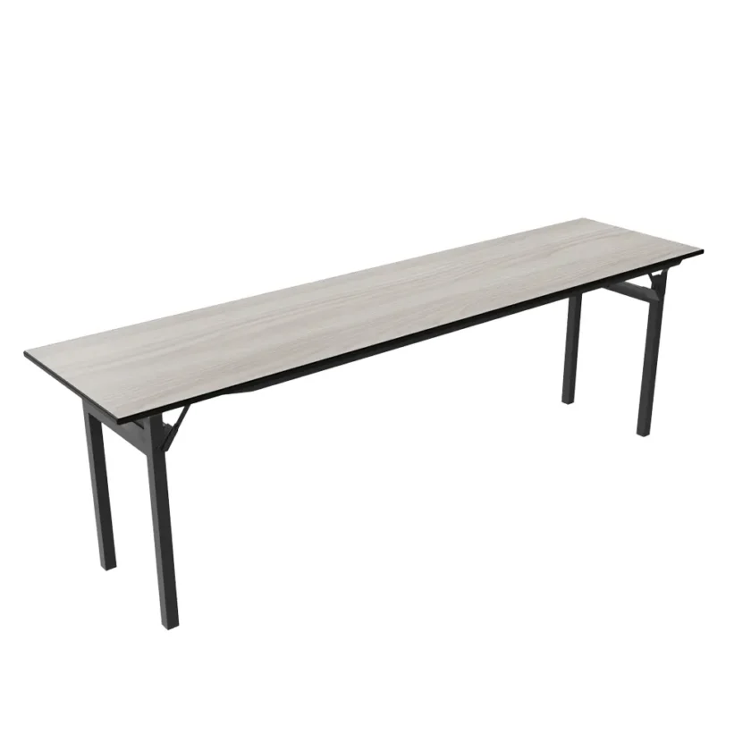 600 Series Wood Top Folding Training Table - 18" x 60" Rectangle