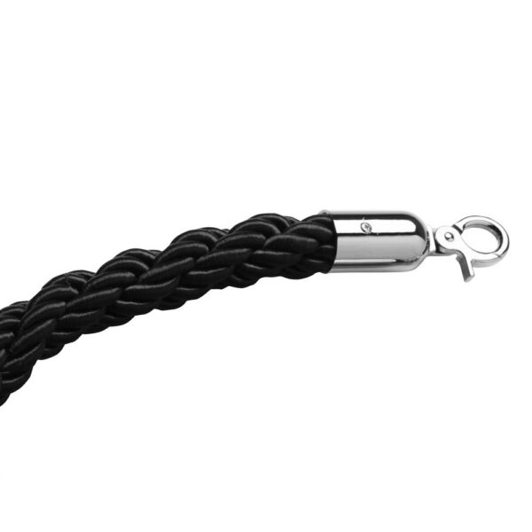 6-ft Black Twisted - 2758R-6-BK