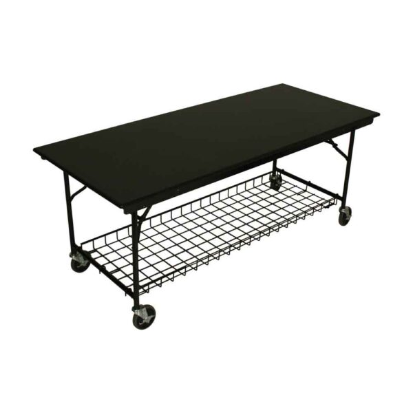 MAXX Edge Mobile Utility Table with Rack