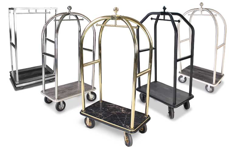 Birdcage luggage cart deals