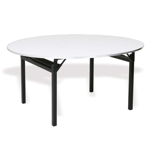 White Padded-Top Folding Banquet Table