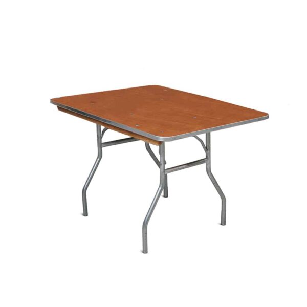 200 Series Plywood Top Folding Banquet Table - 48" Square