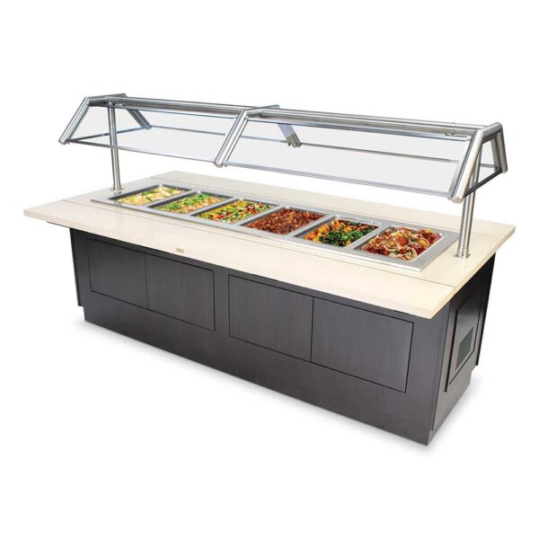 Custom Warming Buffet Station with food