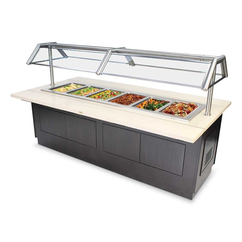 Custom Warming Buffet Station with food