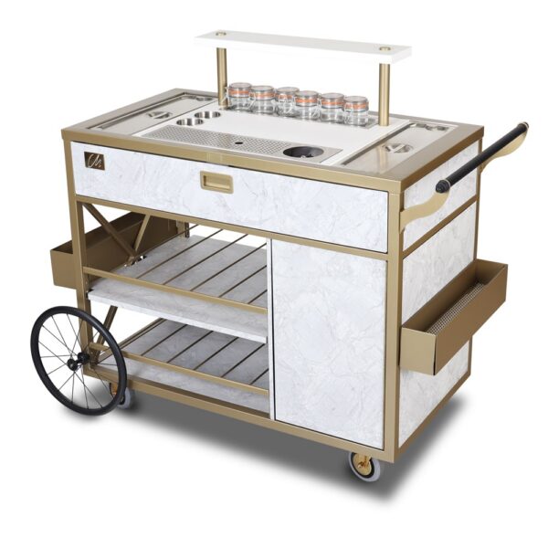 Santa Fe Elite Mixology Cart - F35-5529-X7