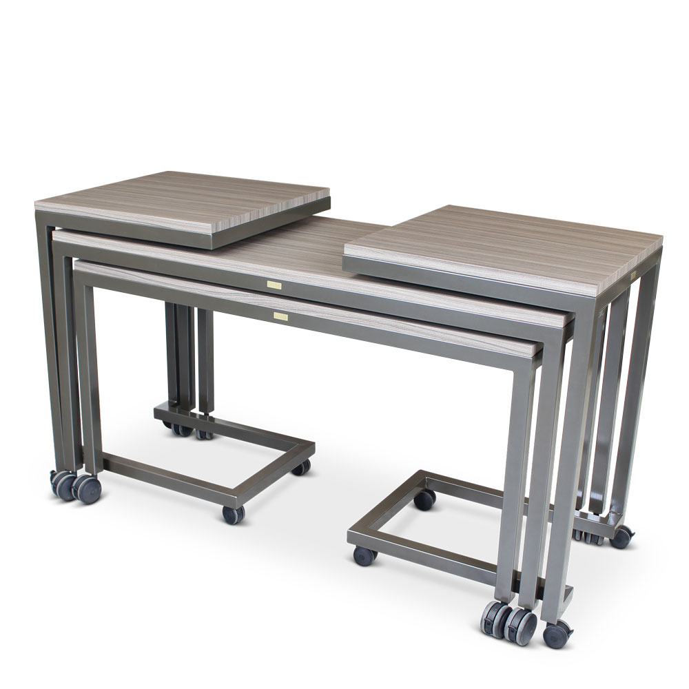 Claremont Four Mobile Nesting Tables - Essentials 7401