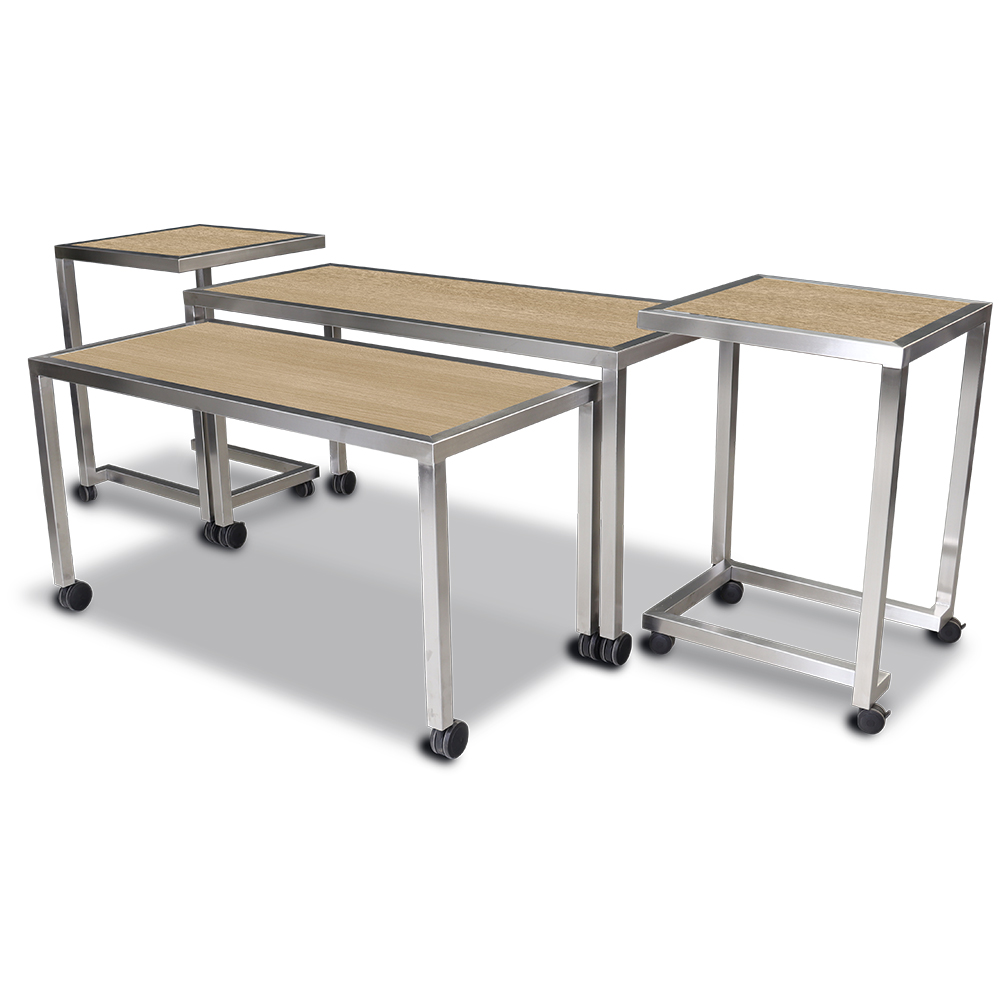 Claremont Four Mobile Nesting Tables - Essentials 7401HD