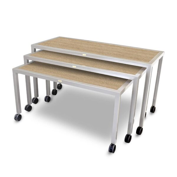 Claremont Three Mobile Nesting Tables - Executive 7405HD