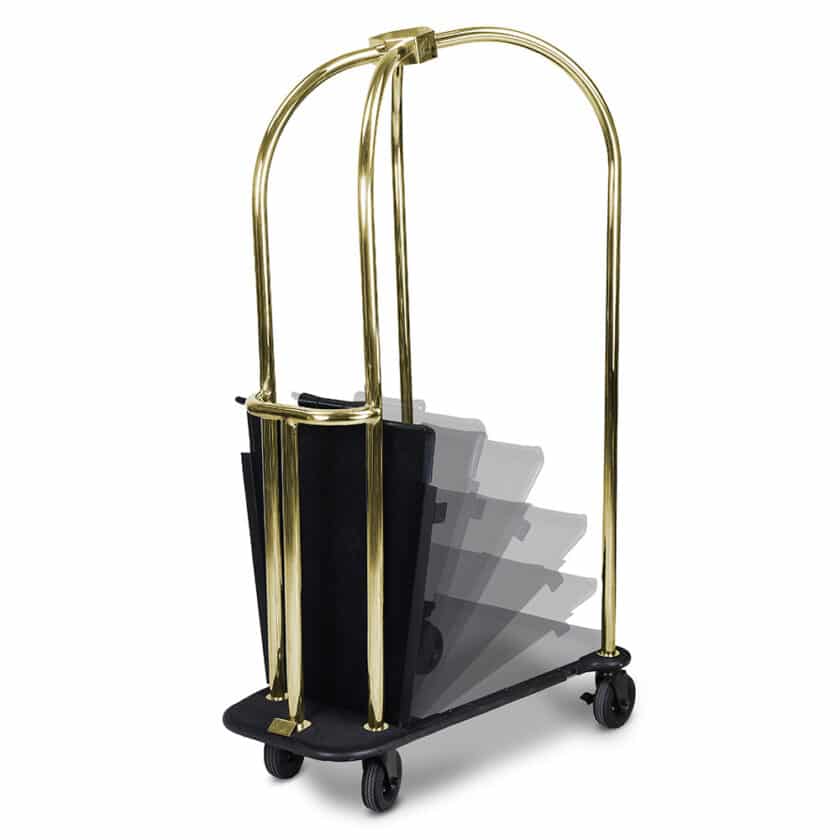BirdsNest Nestable Luggage Cart - 2460 (Polished) - Image 2