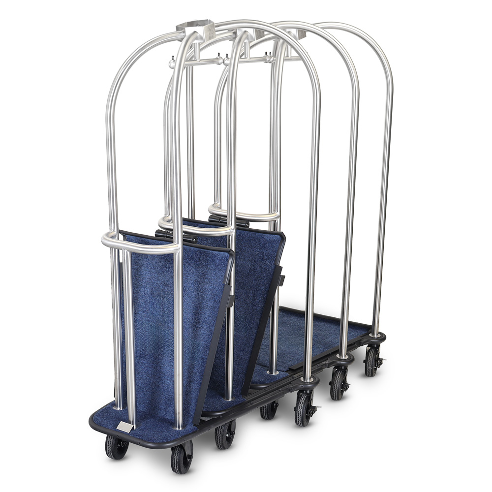 BirdsNest® Nestable Luggage Cart - 2560-SS (Brushed) - Image 10