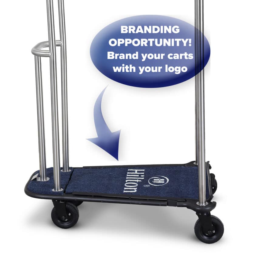 BirdsNest Nestable Luggage Cart - 2560-SS (Brushed) - Image 4