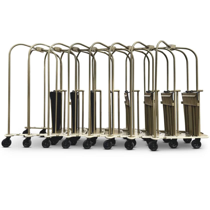 BirdsNest Nestable Luggage Cart - 2560-SS (Brushed) - Image 5