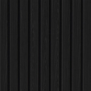 SATIN BLACK SLAT WOOD SATIN BLACK SLAT WOOD