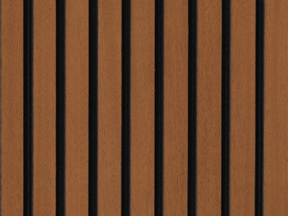 SATIN GOLDEN MAHOGANY SLAT WOOD