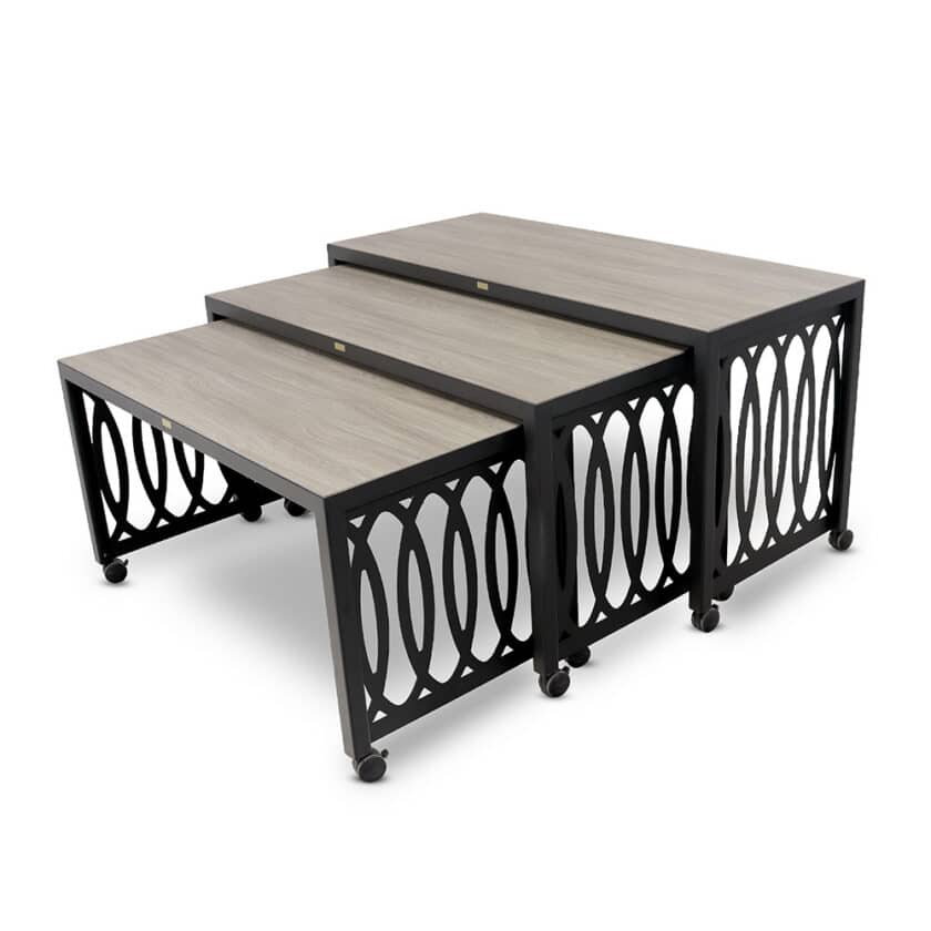 Halo Mobile Nesting Tables – Essentials 7431AHD
