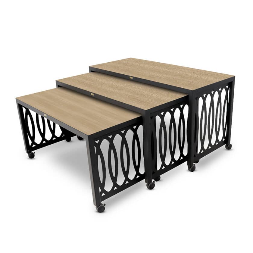 Halo Mobile Nesting Tables – Executive 7435AHD